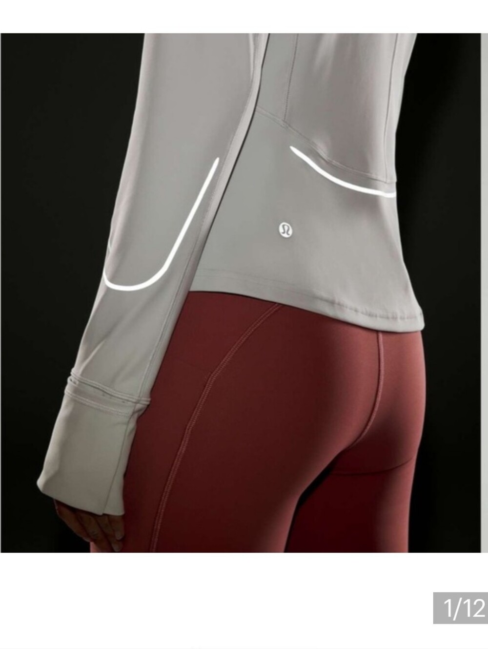 Lululemon Nulux Reflective Running JacketVapor Size 12
